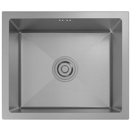 Кухонная мойка GranFest 4538, нержавеющая сталь, артикул 4538 нерж