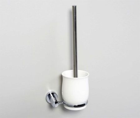 Ершик для унитаза WasserKRAFT K-24227 Хром Белый, артикул K-24227