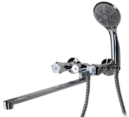 Смеситель Moscow для ванны, изл 350мм, с акс, артикул:MS 31