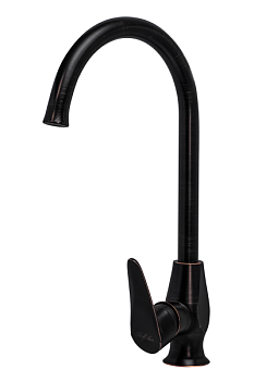 Смеситель для кухни ПСМ-ПРОФСАН PSM-301-3 STEEL тип См-МОЦБА Черный-бронза