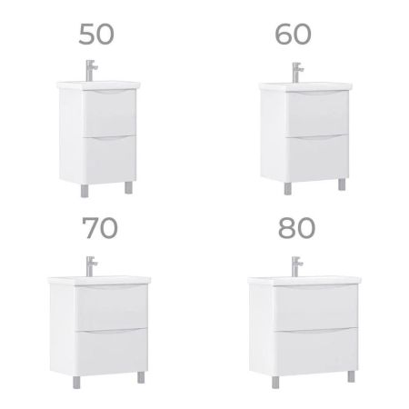 Тумба с раковиной напольная VIGO Glem  321-com, 50 см, артикул 321-com