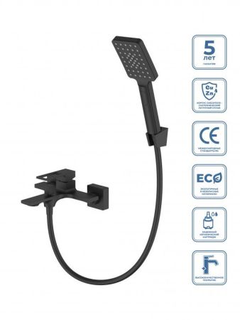 LUCE Смеситель для ванны и душа, золото LUC-VAS-ORO, артикул LUC-VAS-ORO