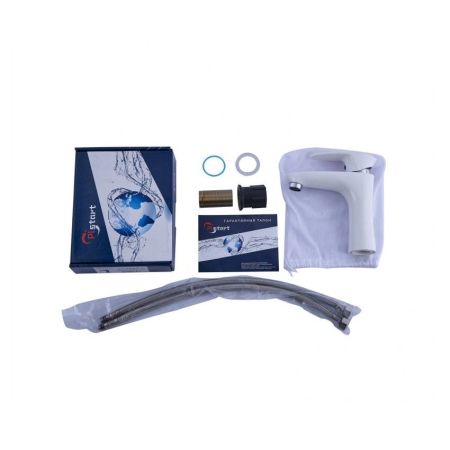 Смеситель для раковины Plstart PL1005-8, белый