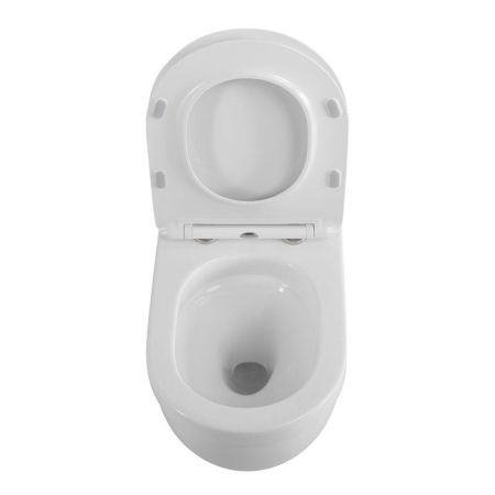 SENSO-TOR Чаша унитаза подвесного безободкового, смыв TORNADO BB017CH-TOR, артикул BB017CH-TOR