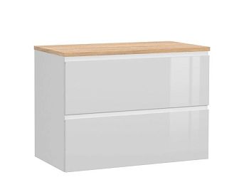 Тумба подвесная Cersanit MODUO 80 белый для устройства под столешницу SB-BL-MOD80 (MODUO 80) (SB-SZ-MOD80-BL/Wh)