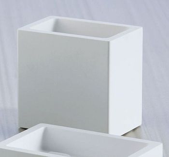 Stil Haus Rettangolo, настольная стакан, цвет белый