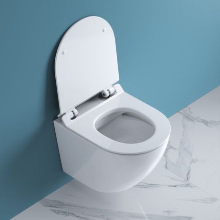 SFERA-R Чаша унитаза подвесного безободкового, P-trap BB046CHR, артикул BB046CHR