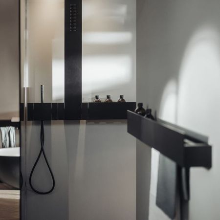 Agape Sen Встраиваемая часть смесителя ESEN0912/ESEN0913, цвет черный, артикул ISEN0912O