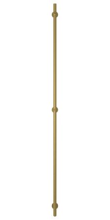 Электрический полотенцесушитель "СУНЕРЖА" АСКЕТ 1650 (Состаренная ЛАТУНЬ)