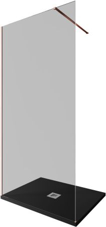 Душевая перегородка Allen Brau Infinity 1 100 3.21018.60.T медь браш, артикул 3.21018.60.T