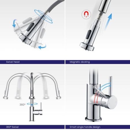 Смеситель для кухни Timo Saona 2316/00FL Хром, артикул 2316/00FL