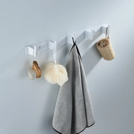 Планка с 5 крючками Shevanik SG5751C, белый