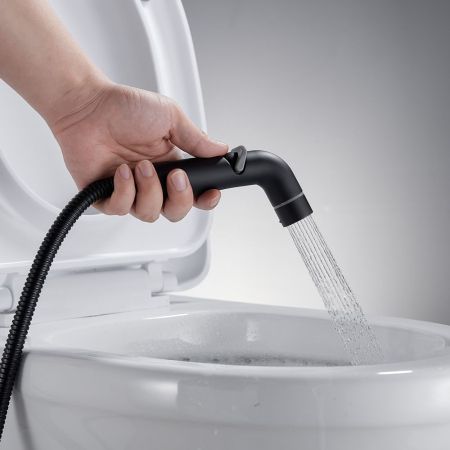 Гигиенический душ со смесителем Shevanik S4105H, черный