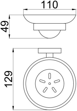 Мыльница Allen Brau Priority 6.31005-31 белый/черный матовый, артикул 6.31005-31