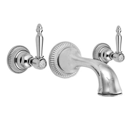 Nicolazzi Impero Смеситель для раковины настенный на 3 отверстия, излив: 180 мм, цвет: хром, артикул 1277CR36L