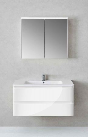 Тумба под раковину Vincea Alba VMC-1A100LW подвесная L.White, артикул VMC-1A100LW