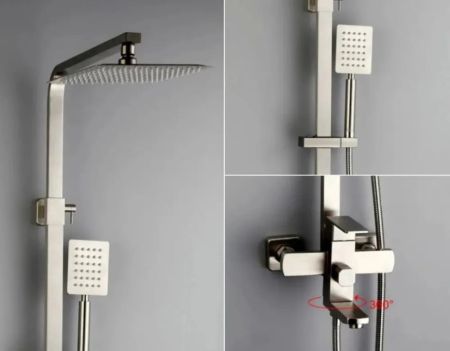 Душевая система D-Lin H10A21, сатин