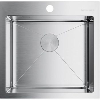 Мойка, OMOIKIRI, Akisame, ширина, мм-510, глубина, мм-510, высота, мм-200, тип установки-встраиваемый, отверстия для смесителя-1, с переливом, сифон и донный клапан с декоративной накладкой в комплекте, материал-нержавеющая сталь, крепления в комплекте, ц