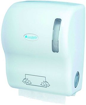 Sanibano, диспенсер для бумаги самоотрезающийся, цвет белый