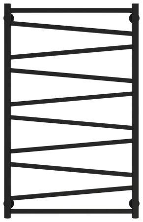 Полотенцесушитель водяной Сирокко 1000х600 (Матовый Чёрный), артикул 31-0253-1060