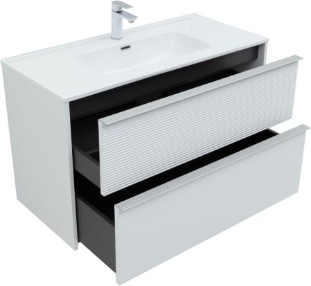 Тумба под раковину Aquanet Вита 100 белый матовый, артикул 00330474
