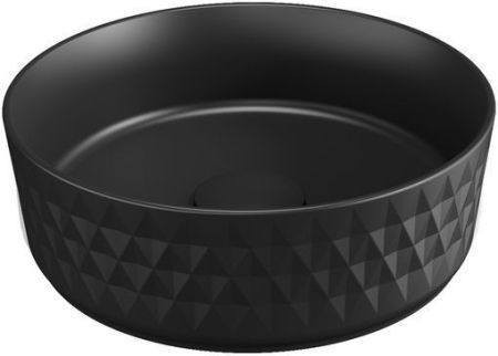 Раковина накладная Allen Brau Fantasy Romb 36 4.11033.31 черный матовый, артикул 4.11033.31