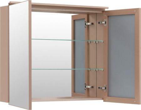 Зеркальный шкаф De Aqua Алюминиум 90 медь