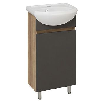 Тумба Runo Лада 40 графит под умывальник 00-00001179 (Mango 40) (00-00001195)