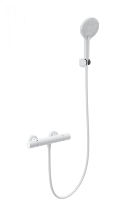 Смеситель для душа с термостатом WONZON & WOGHAND INN1, Белый матовый (WW-B3013-A-MW), артикул WW-B3013-A-MW