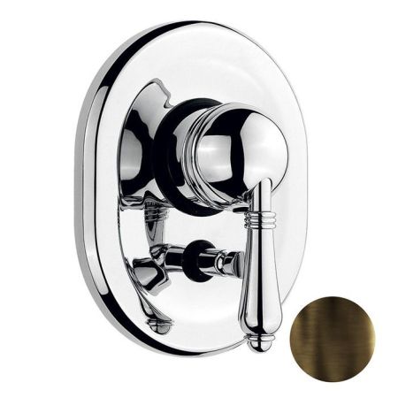 Nicolazzi Unico Встраиваемая часть для душа с переключателем, подключение смешанной воды 1/2'' и 3/4'' (новый арт С4060)