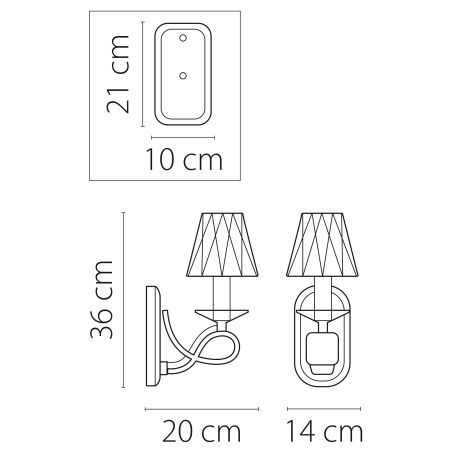 Бра Riccio Lightstar Premium 705614, артикул 705614