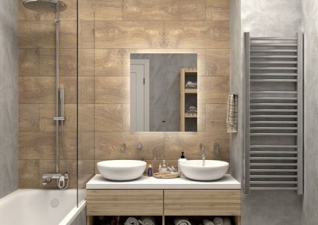Зеркало с подсветкой "Perugia 600x800" AM-Per-600-800-DS-F, артикул AM-Per-600-800-DS-F