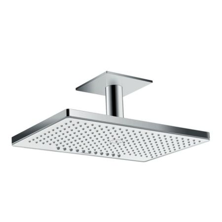 HG Rainmaker Select 460 Верхний душ 466x300мм, потолочный держатель, 2jet (Rain, RainStream), цвет: белый/хром, артикул 24004400