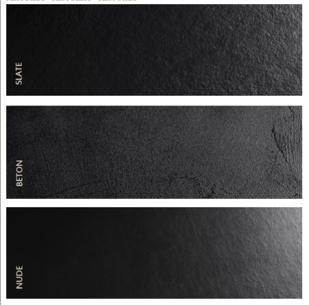 Поддон из акрона серия DUO фактура SLATE, артикул PLATO_DUO_90_SLATE_NEGRO_120x90