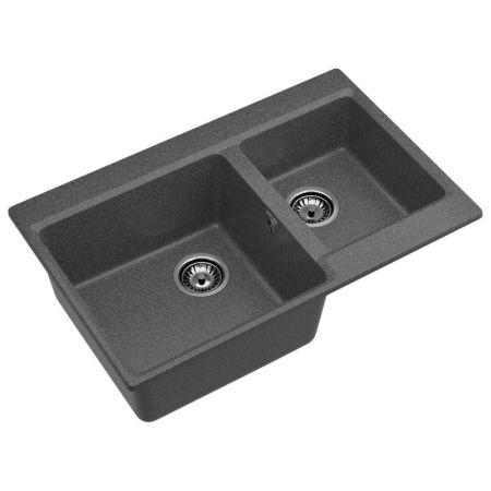 Кухонная мойка GranFest LEVEL 780K, графит, артикул LV-780K графит
