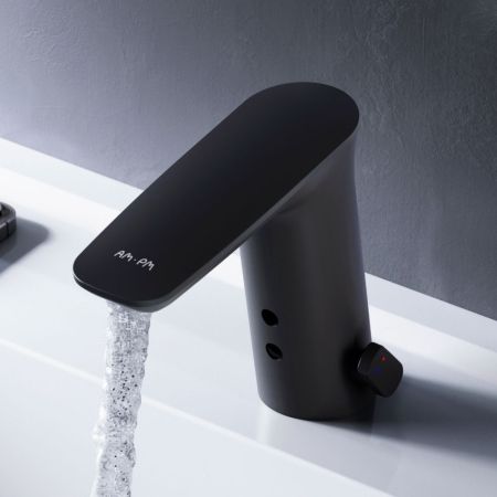F50A02322 Inspire V2.0 смеситель для умывальника сенсорный, черный, шт.