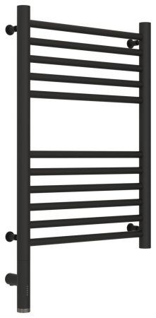 Полотенцесушитель электрический "БОГЕМА 3.0" прямая 600х400 / МЭМ левый (Тёмный титан муар)