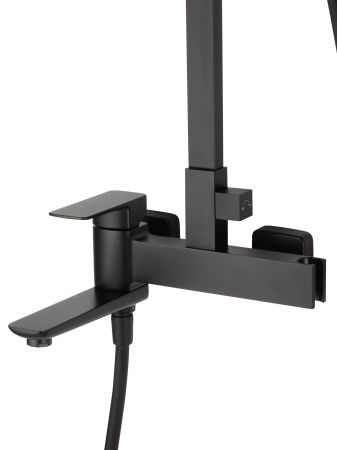 Душевая система WONZON & WOGHAND EDGE, Черный матовый (WW-88739003-MB), артикул WW-88739003-MB