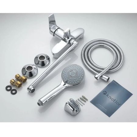 Смеситель для ванны Knotlor KN-13, хром, артикул KN-13