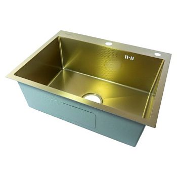 Мойка для кухни Fmark FSC6045C, матовое золото