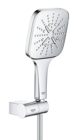 Душевой гарнитур GROHE Rainshower SmartActive 130 Cube, 3 вида струй, хром (26588000)