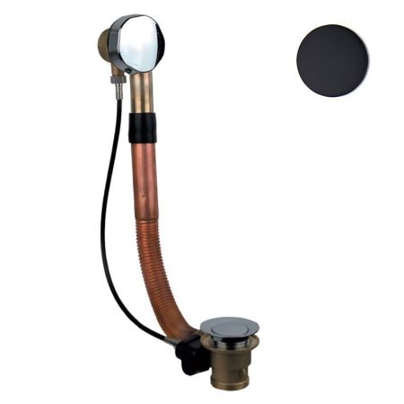 Слив-перелив для ванны полуавтомат Webert AC0035560, черный, артикул AC0035560