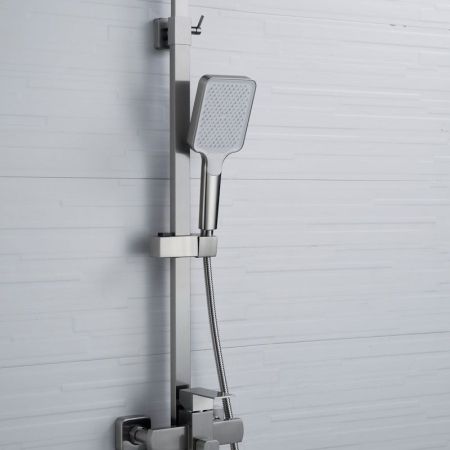 Душевая система Shevanik S7036L, сатин, артикул S7036L