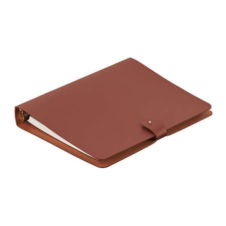 ADJ Блокнот А5, 16,5x25 см., цвет: бордо/коньяк, артикул 1625.30/09