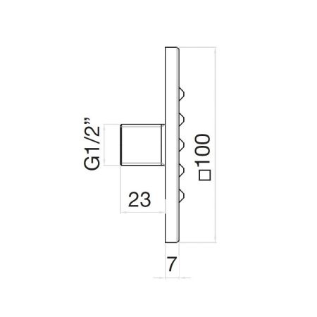 Форсунка гидромассажная Webert AC0334560, черный, артикул AC0334560