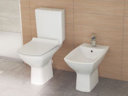 Унитаз компакт Cersanit Carina KO-CAR011-3/5-COn-S-DL с сиденьем Микролифт, артикул S-KO-CAR011-3/5-COn-S-DL-w