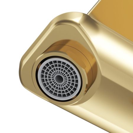 F85A02199 X-Joy, смеситель для умывальника излив 100 мм, золото