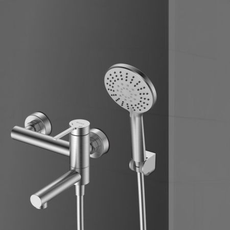 Смеситель Rossinka для ванны с поворотным изливом (RSF-1722S-SSN), артикул RSF-1722S-SSN