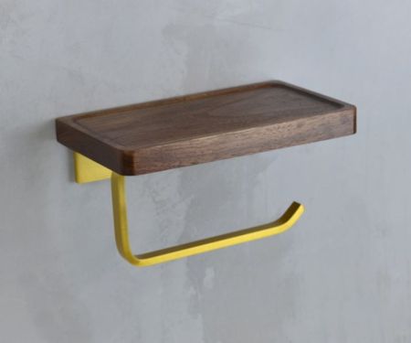 Держатель для туалетной бумаги Bronze de Luxe FOREST 10705G, матовое золото, артикул 10705G