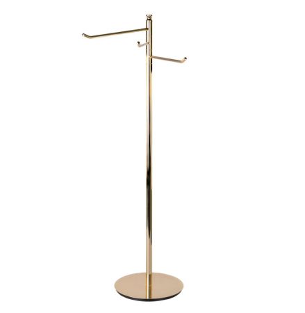 Stil Haus Hashi, стойка h85,5 см: 3 полотенцедержателя, цвет золото, артикул 1123/3(16)
